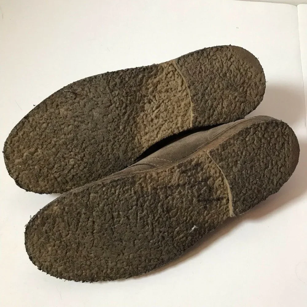 Mens Brown Suede Chukka Desert‎ Boots Lace Up Ankle Shoes Rubber Sole